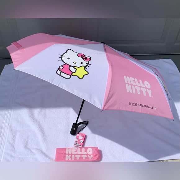 Hello Kitty Umbrella - Pink/White - Picture 6 of 6